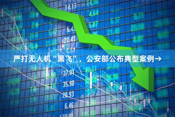 严打无人机“黑飞”，公安部公布典型案例→